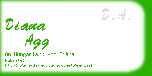 diana agg business card